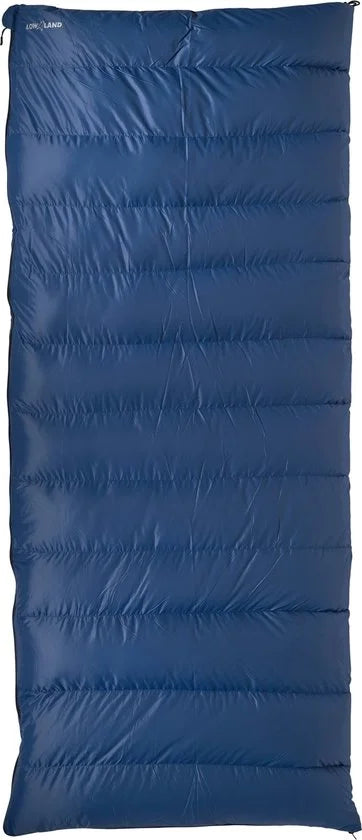 LOWLAND OUTDOOR Donzen slaapzak - NC 1 - 200 x 80 cm - 0°C - Nylon/Katoen