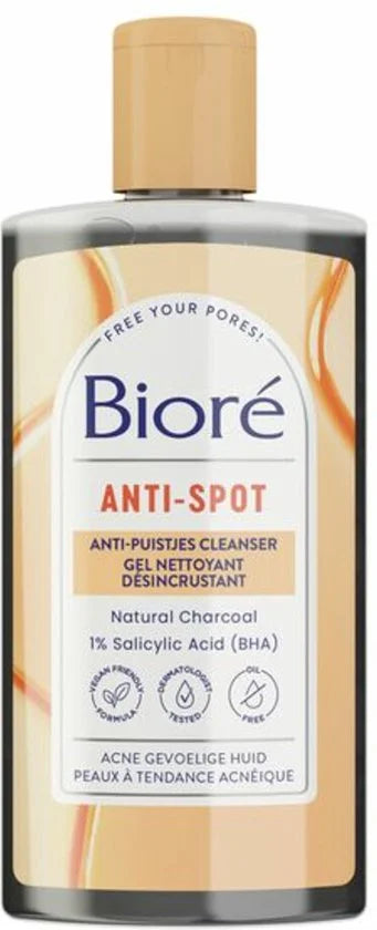 Bioré Houtskool Anti-Puistjes Cleanser 200 ml
