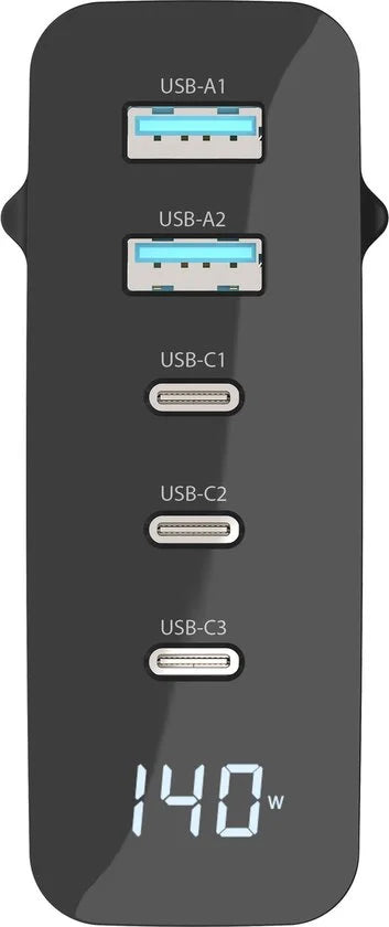 Sitecom - Charger - 140W - Wall Charger - Led display