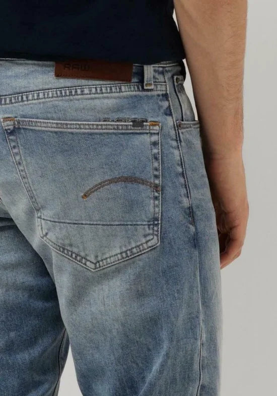 G-Star Raw 3301 Regular Tapered Jeans Heren - Broek - Lichtblauw - Maat 30/30