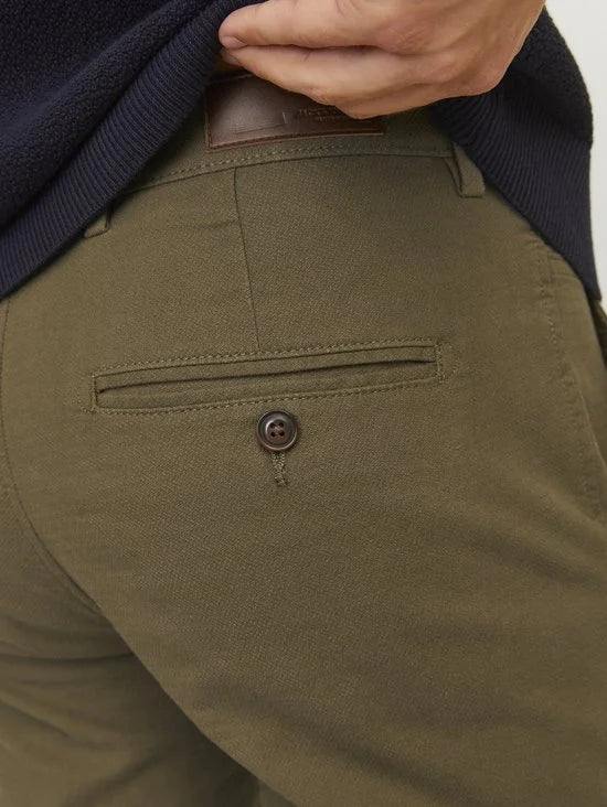 JACK & JONES Marco Fury slim fit - heren chino - groen
