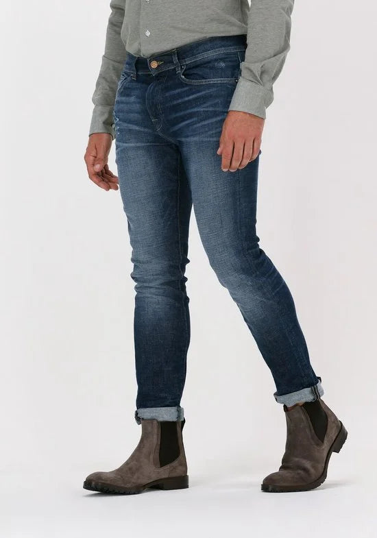 Selected Homme Slim-leon 4074 D.b. Superst Jeans - Donkerblauw