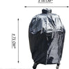 Maxxcovers Kamado BBQ Bescherm Hoes - Compact 15 inch - 56 x 71 cm - Waterdicht - Trekkoord - Zwart