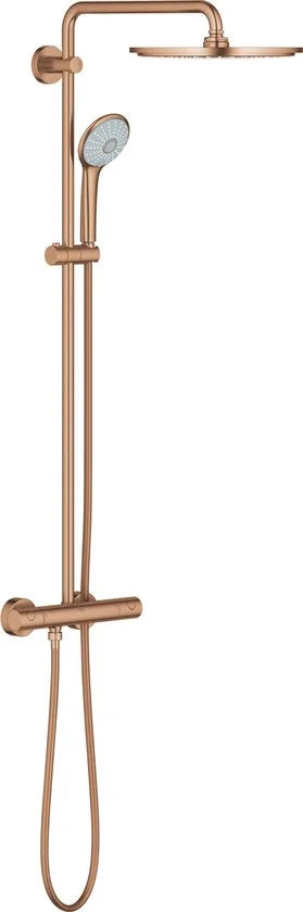 GROHE Euphoria XXL 310 Douchesysteem- regendouche - Ã¸ 31cm - met thermostaatkraan - sunset gold (mat brons) - 26075DL0