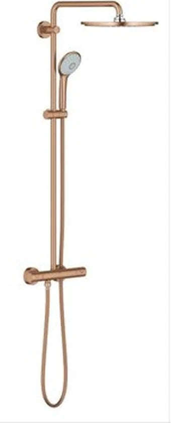 GROHE Euphoria XXL 310 Douchesysteem- regendouche - Ã¸ 31cm - met thermostaatkraan - sunset gold (mat brons) - 26075DL0