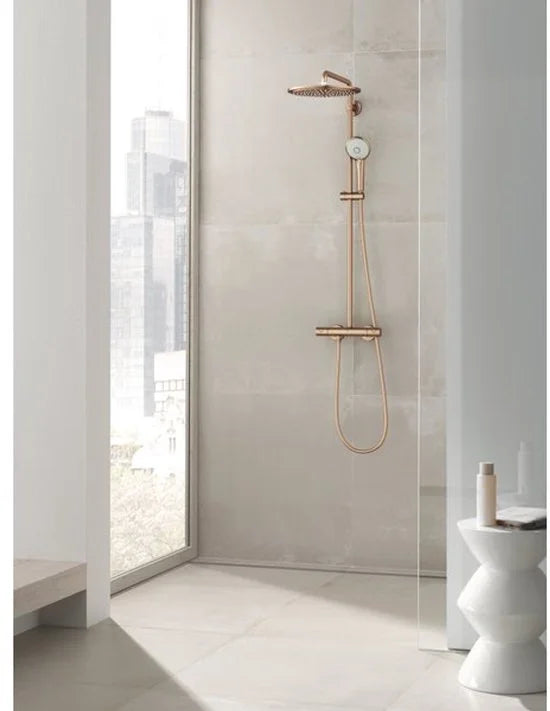 GROHE Euphoria XXL 310 Douchesysteem- regendouche - Ã¸ 31cm - met thermostaatkraan - sunset gold (mat brons) - 26075DL0