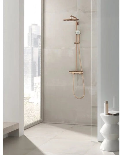 GROHE Euphoria XXL 310 Douchesysteem- regendouche - Ã¸ 31cm - met thermostaatkraan - sunset gold (mat brons) - 26075DL0