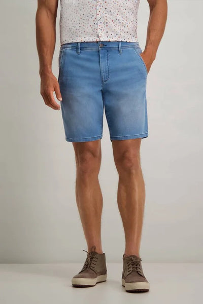 State of Art - Denim Shorts Blauw - Heren - Maat 40 - Regular-fit