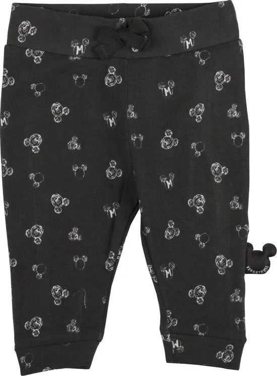 Zero2Three Broek Mickey - Zwart / allover print