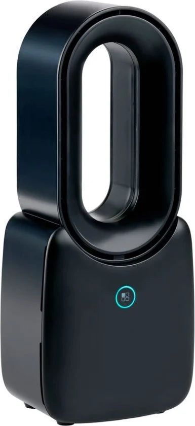 Lifetime Air Bladeloze Ventilator - Stille Ventilator Met Drie Snelheden - Draadloze Bureau Ventilator - Tafel Ventilator met LED Mood Light - USB-C