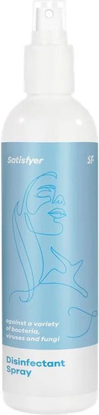 Satisfyer Women desinfectiespray, 300 ml, alcoholvrije formule, perfect voor alle Satisfyer-speeltjes, zachtaardig