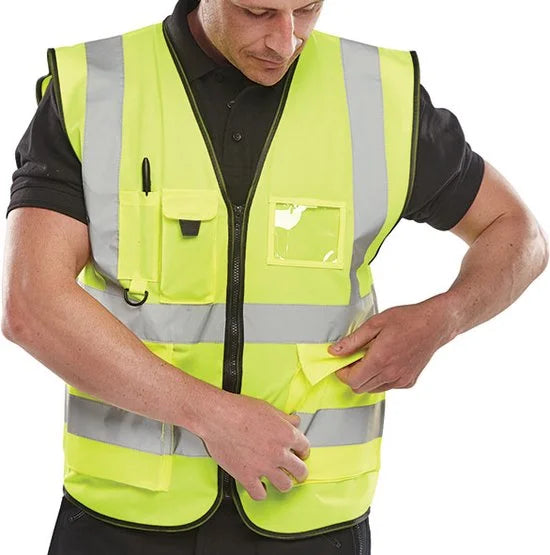 Beeswift Executive Vest - Geel - Maat S