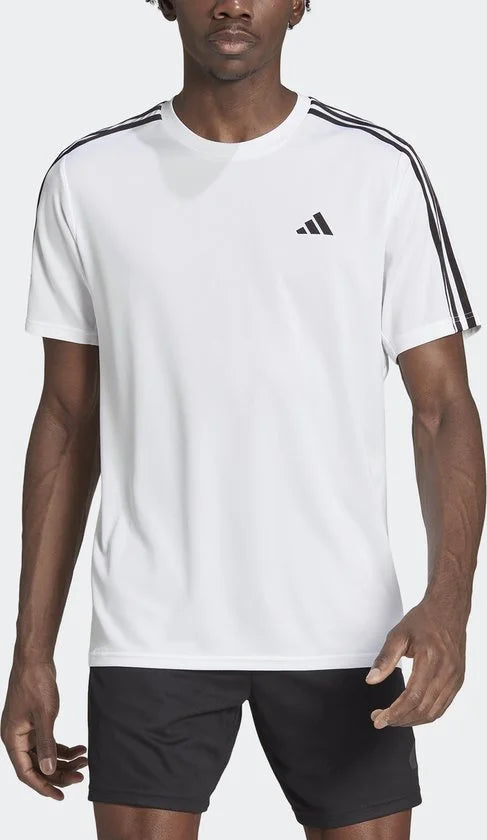 adidas Performance Train Essentials 3-Stripes Training T-Shirt - Heren - Wit- XL