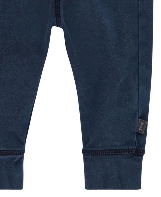 Imps&Elfs Unisex Broek Babsey - Indigo Blue Dyed - Maat 74