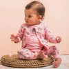 Dirkje Vestje Summer pink melee   -  Maat  62