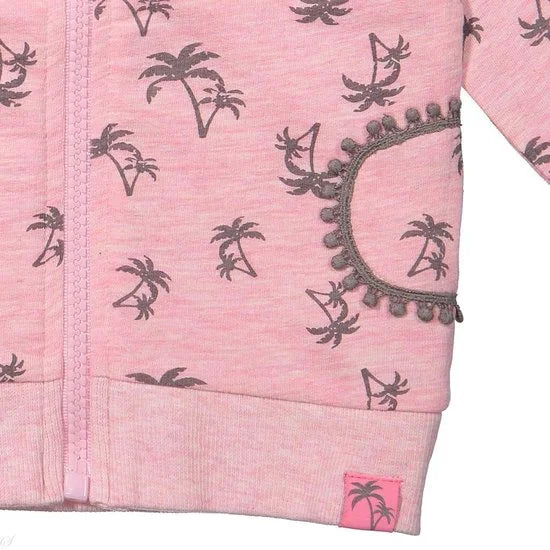Dirkje Vestje Summer pink melee   -  Maat  62