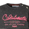 Trui So Fresh Celebrate black stripe dirkje -  Maat  68
