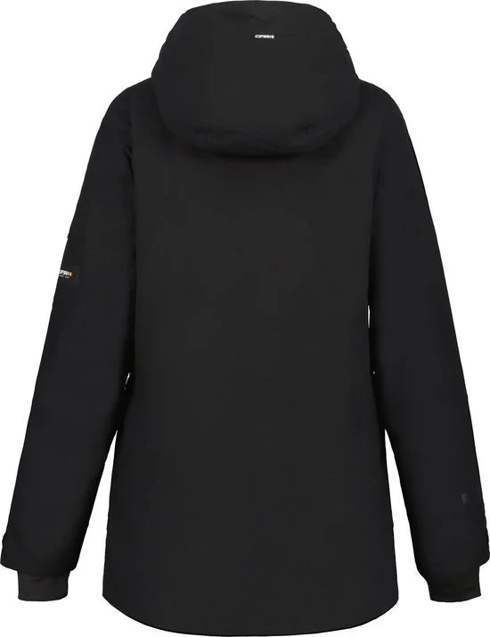 ICEPEAK CURRAN Dames Wintersportjas - Zwart - Maat 44