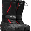 Sorel YOUTH FLURRY™ BOOT Youth Unisex Snowboots - Black, Bright Red - Maat 34