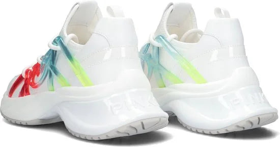 Pinko Ariel 1.0 Sneaker Lage sneakers - Leren Sneaker - Dames - Wit - Maat 39