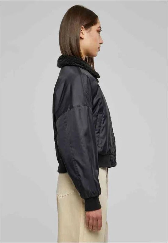 Urban Classics - Pilot Bomber jacket - L - Zwart