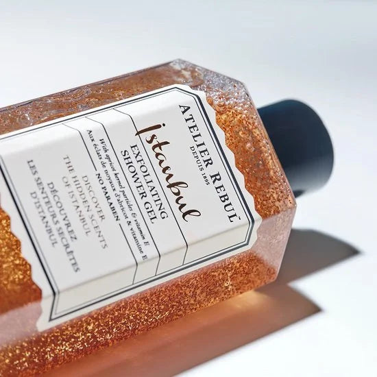 Istanbul Douchegel met Scrub (250ml) Atelier Rebul - Kruidige Geur - Natuurlijk - Voor alle Huidtypes