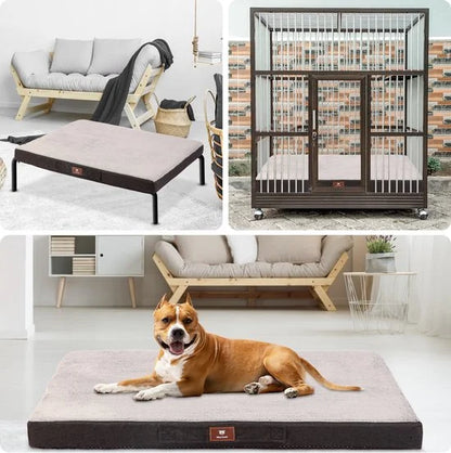 Meritosh Luxe Orthopedisch Hondenkussen - Hondenmand - M - 76 x 51 cm