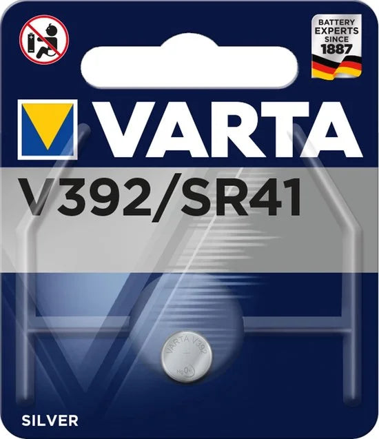 Varta V392/SR 41 Knoopcel Batterij 1.55v silver