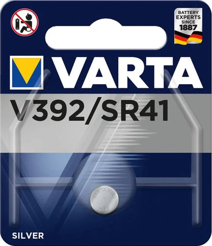 Varta V392/SR 41 Knoopcel Batterij 1.55v silver