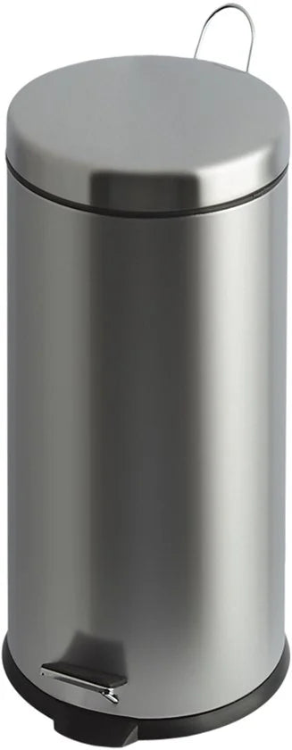 V-Part - Pedaalemmer 30 liter - Stainless steel - mat RVS - Prullenbak