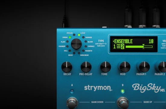 Strymon Big Sky MX - Dual engine multi reverb - Blauw