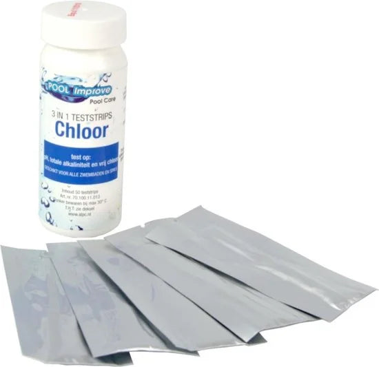 Pool Improve Waterteststrips 3-in-1 50 st