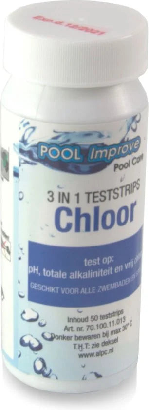 Pool Improve Waterteststrips 3-in-1 50 st