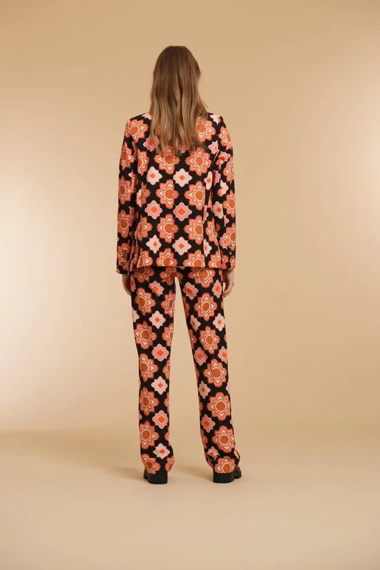 Geisha Blazer Blazer 45050 32 Orange/pink/black Dames Maat - XS