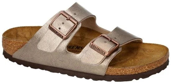 Birkenstock -Dames - brons - slippers & muiltjes - maat 40