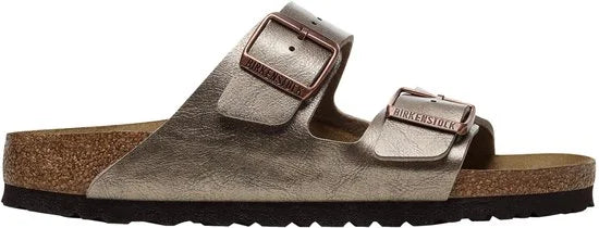 Birkenstock -Dames - brons - slippers & muiltjes - maat 40