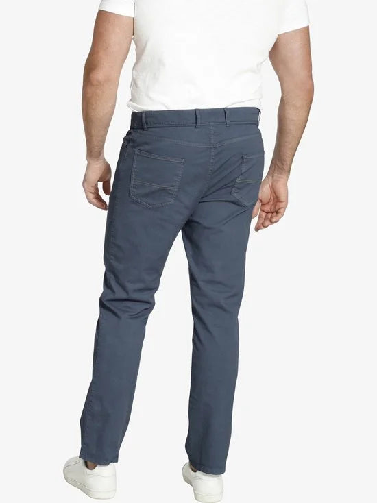 Charles Colby herren Broek Met Lage Taille - 66 - blauw