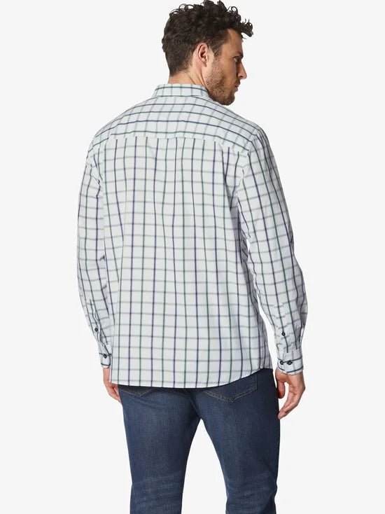 Babista herren Overhemd - 41/42 - groen