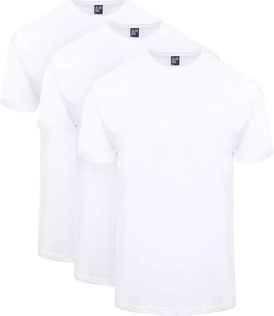 Alan Red - T-Shirt Virginia (3pack) - L - Regular-fit