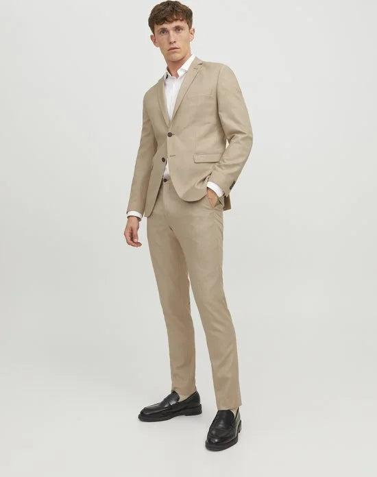 JACK & JONES Solaris Trouser regular fit - heren pantalon - beige