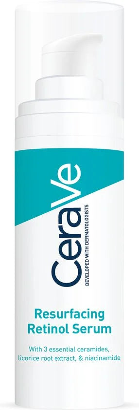 CeraVe Anti-Onzuiverheden Retinol Serum - tegen Vlekjes en Restlittekens - voor een Onzuivere Huid met Neiging tot Acne - 30ml