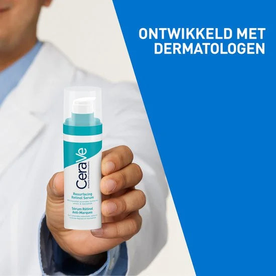 CeraVe Anti-Onzuiverheden Retinol Serum - tegen Vlekjes en Restlittekens - voor een Onzuivere Huid met Neiging tot Acne - 30ml