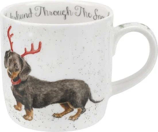 Wrendale Mok - Dachshund Through the Snow