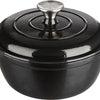 Silvercrest Gietijzeren Braadpan - Inhoud: ca. 2,8 L - Temperatuurbestendig: tot 240 °C - Zwart - Ideaal voor sappig bakken, braden, stoven en smoren