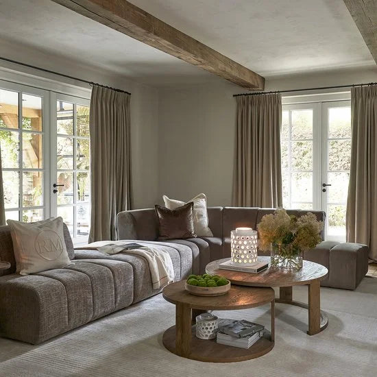 Riviera Maison Kussenhoes, Kussensloop, Sierkussen met logo - RM Logo Pillow Cover 60x60 - grijs - Katoen