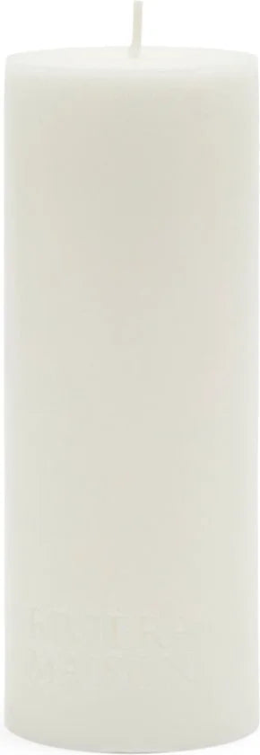 Riviera Maison decoratieve kaars, stompkaars 7x18, decoratie, woonaccessoires - Pillar Candle ECO - Wit - stearine