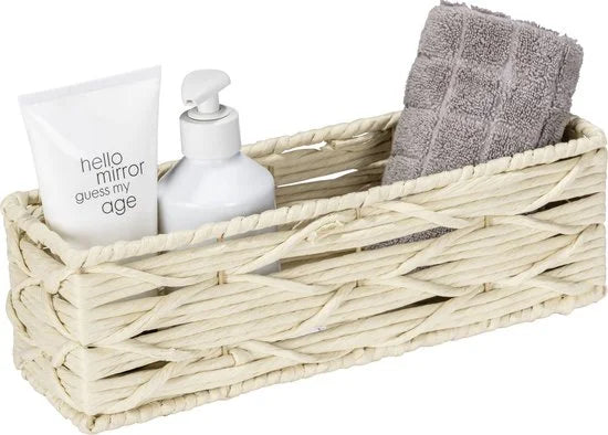 Langwerpige opbergmand, 32 x 10 x 10 cm, Vabriano, WENKO