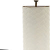 Riviera Maison Tafellamp, Lampenvoet groot, Decoratie lamp - RM Alberdina Table Lamp - Wit - Kunststeen