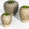 Riviera Maison Vaas Groen - Artichoke Bloemenvaas - Keramiek - (ØxH) 23.5x27