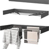 Wasophoogte® Wanddroogrek - Wandmontage Droogrek - Inklapbaar Droogrek - Muurdroogrek - Wasrek hangend - 100cm - 6m Drooglengte - Zwart